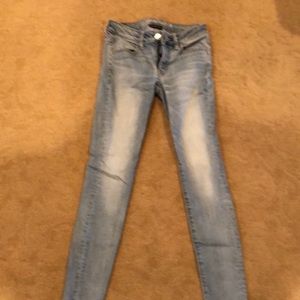 American Eagle Light wash jeggings